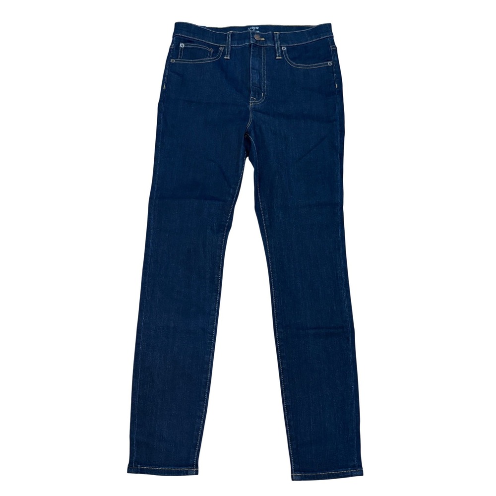 J.Crew Jeans Womens 28 Blue High Rise‎ Skinny Signature Stretch Dark Wash NWT